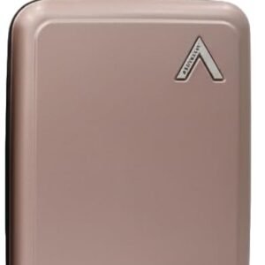 Aristocrat Chromium Cabin 55 Cm(Small) 8 Wheels Trolley Bags for Travel Hard Case Luggage, Lightweight Bag with Combination Lock & Robust Trolley with 5 Years Warranty (Brown)