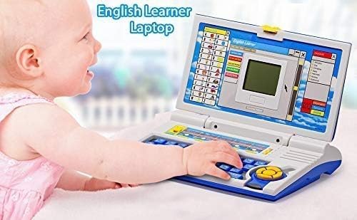 41Wtl9vM5yL Cable World® Educational Laptop Computer Toy for Kids Above 3 Years – 20 Fun Activity Learning Machine, Now Learn Letter, Words, Games, Mathematics, Music, Logic, Memory Tool