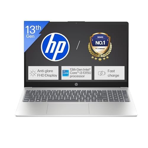 HP 15, 13th Gen Intel Core i3-1315U Laptop (8GB DDR4,512GB SSD) Anti-Glare, Micro-Edge,15.6' FHD, Win11,MS Office Home21, Silver,1.59kg, FHD Camera w/Privacy Shutter, fd0569TU HP 15, 13th Gen Intel Core i3-1315U Laptop (8GB DDR4,512GB SSD) Anti-Glare, Micro-Edge,15.6' FHD, Win11,MS Office Home21, Silver,1.59kg, FHD Camera w/Privacy Shutter, fd0569TU
