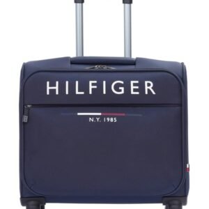Tommy Hilfiger 15-Inch Laptop Overnighter Trolley Bag for Men & Women – Carolina Pro| Polyester, Size - 44CM | Travel Bag with Retractable Handle & Zipper Closure