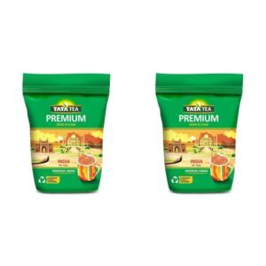 Tata Tea Premium Loose Leaves Desh Ki Chai Unique Blend Crafted For Chai Lovers Across India Black Tea 1Kg (Pack of 2)