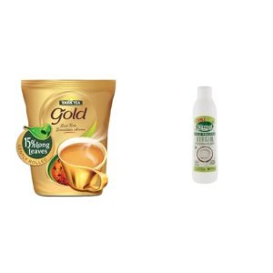 Tata Tea Gold 1kg, Premium Assam Teas With Long Loose Leaves, Rich & Aromatic Chai, Black Tea & KLF Nirmal Cold Pressed Virgin Coconut Oil (250 ml)
