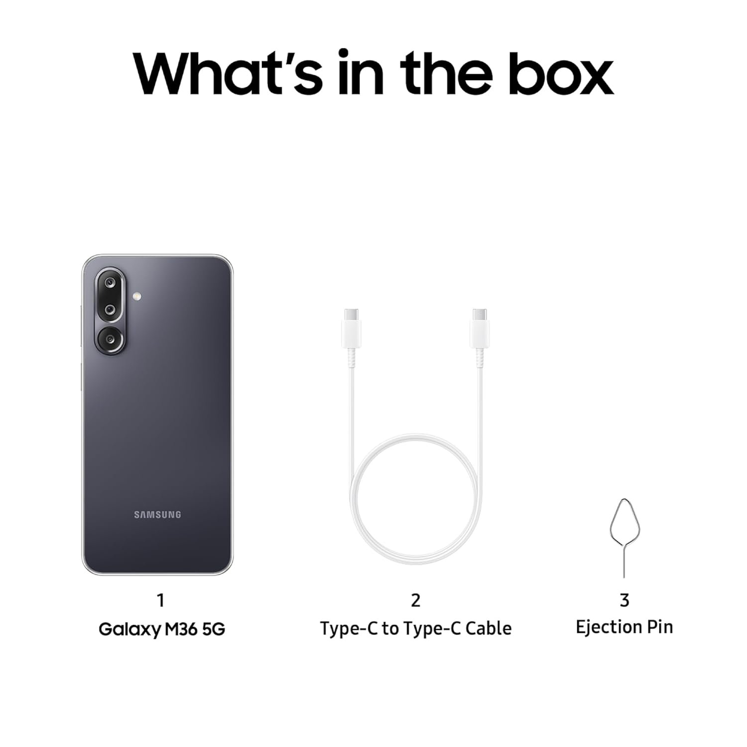 51AALabWM7L. SL1500 Samsung Galaxy M36 5G (Velvet Black, 8 GB RAM, 128 GB Storage)| Circle to Search| Google Gemini| Corning Gorilla Glass Victus+| 7.7mm Slim| AI Enhanced 50 MP OIS Triple Camera| Unmatched Nightography