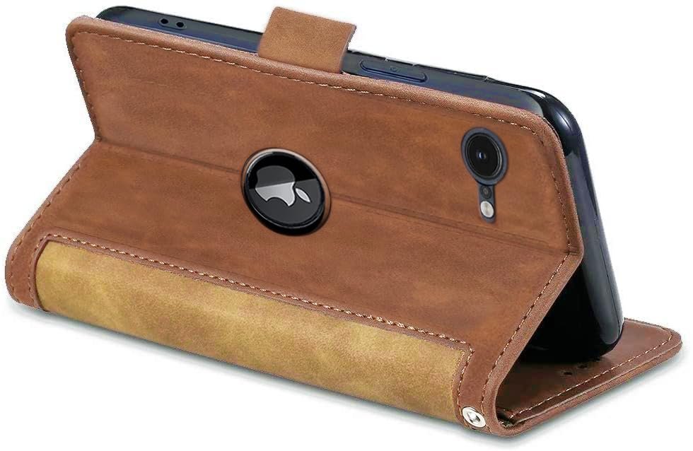 51gz2dls4 l Excelsior Flip Cover Compatible with Apple iPhone 16e | Premium PU Leather | 360 Degree Protection (Coffee)