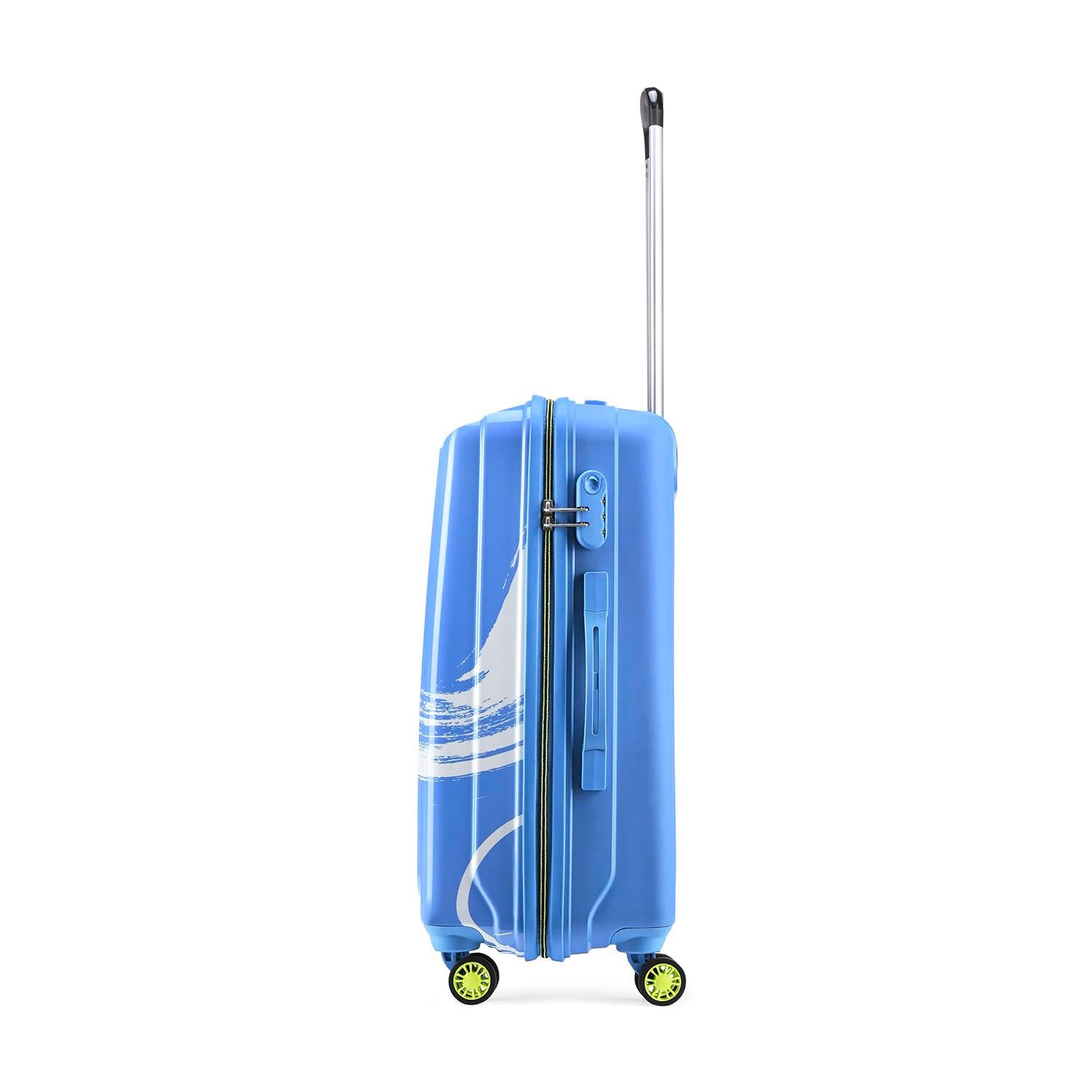 51IqYUfXmiL. SL1500 Skybags Splash Set (55+65+75 cm) | Printed Luggage Trolley Set with 8 Wheels and in-Built Combination Lock | Unisex (Blue)