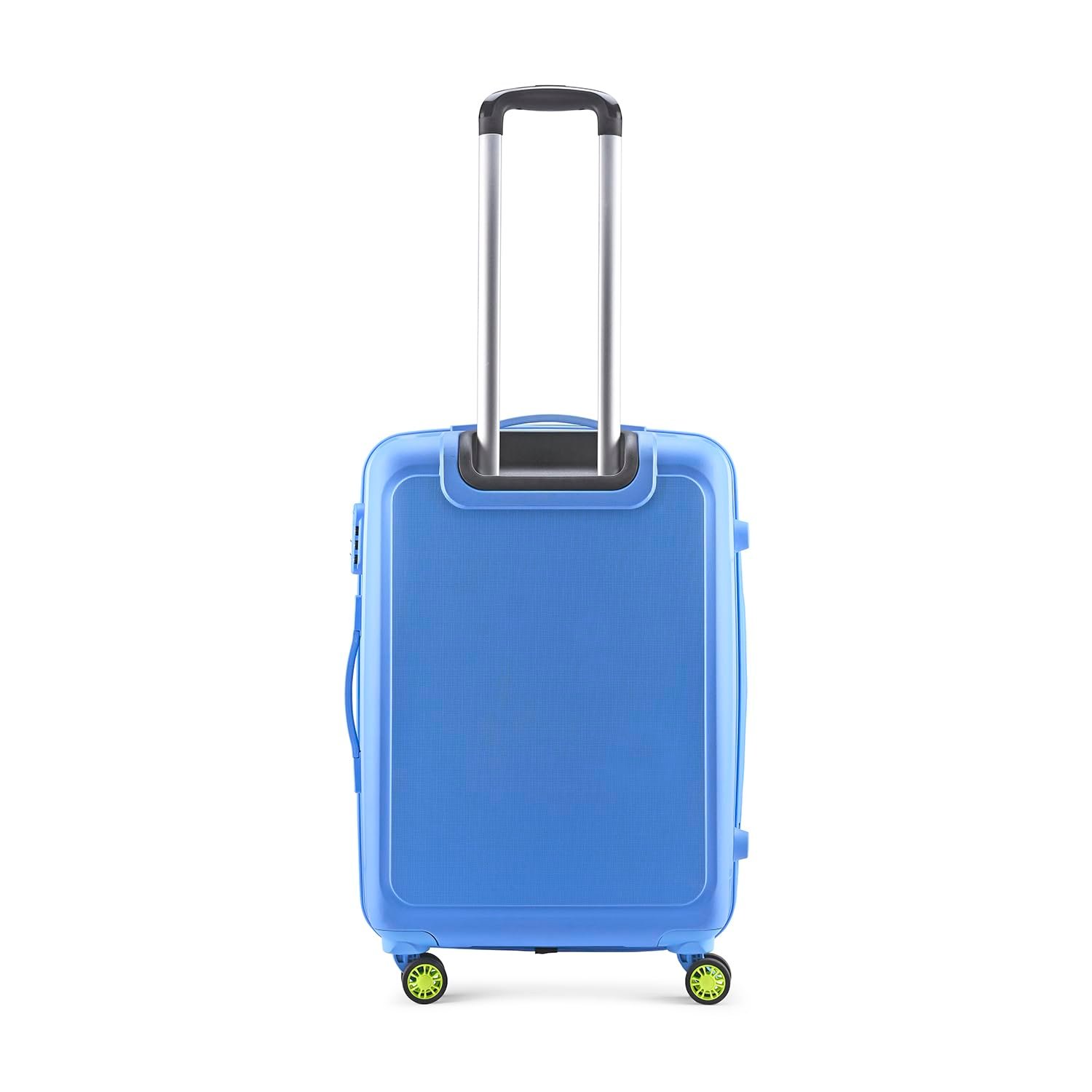 51LcUihbiL. SL1500 Skybags Splash Set (55+65+75 cm) | Printed Luggage Trolley Set with 8 Wheels and in-Built Combination Lock | Unisex (Blue)