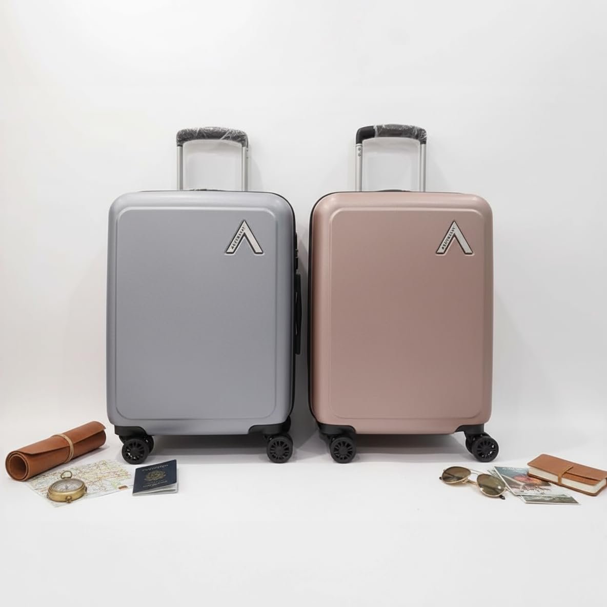 51bdljwc5l. sl1184 Aristocrat Chromium Cabin 55 Cm(Small) 8 Wheels Trolley Bags for Travel Hard Case Luggage, Lightweight Bag with Combination Lock & Robust Trolley with 5 Years Warranty (Brown)