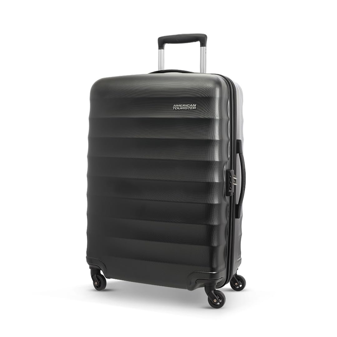 American Tourister 4 Wheels Trolley Bag for Travel | Barcelona 79 Cms Polycarbonate Spinner Hardsided Large Check-in Luggage Bag | Suitcase for Travel | Trolley Bag for Travelling, Gunmetal American Tourister 4 Wheels Trolley Bag for Travel | Barcelona 79 Cms Polycarbonate Spinner Hardsided Large Check-in Luggage Bag | Suitcase for Travel | Trolley Bag for Travelling, Gunmetal