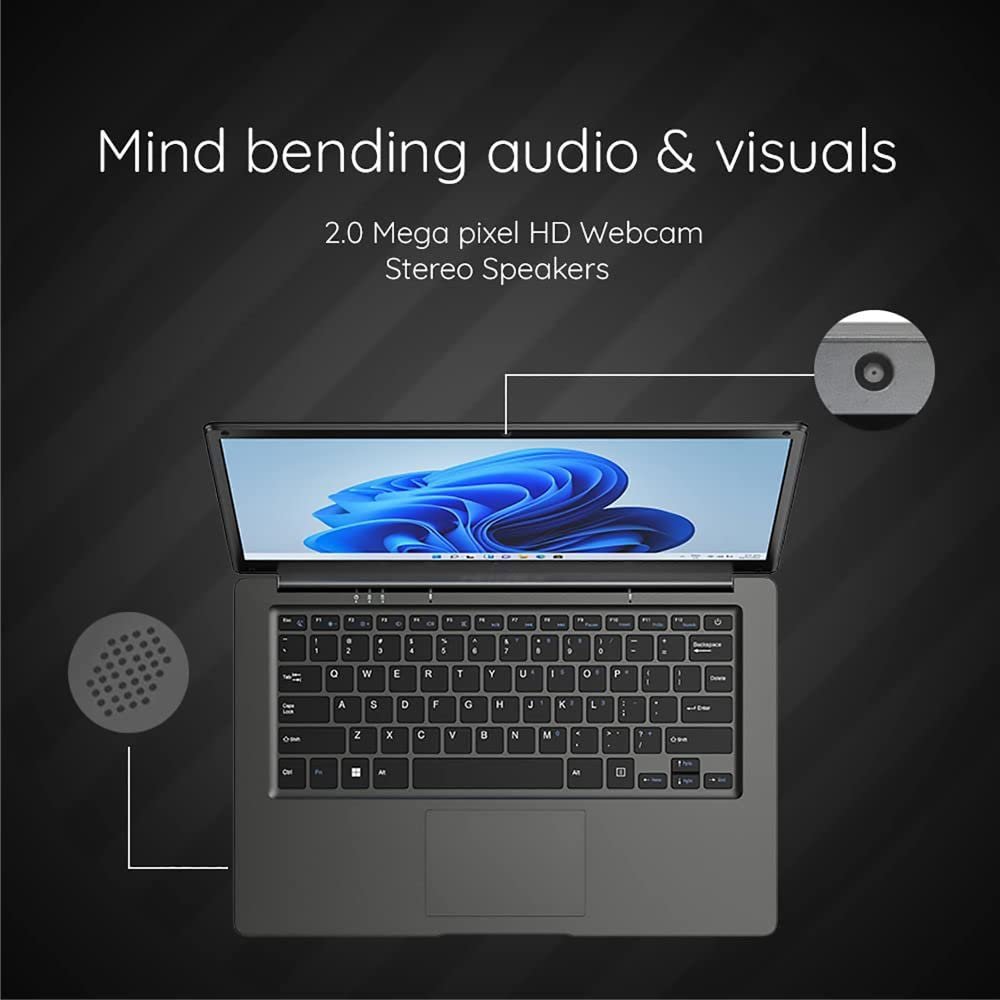 51fSVmYpveL. SL1000 Walker Best Student &Office Work Laptop|Thin & Light|14.1 1920 * 1080 Resolution FHD IPS Display |4GB RAM,128GB SSD|Celeron Processor N4020 (Gemini Lake)| Windows 11 Home | Silver