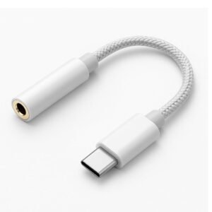 Apple-Original Type C to 3.5 mm Headphone Audio Jack Adapter, USB C to Aux Connector Splitter, Earphone Converter Cable only for iPhone 15, iPhone 16, Samsung Galaxy S24/S23/S22/S21/S20