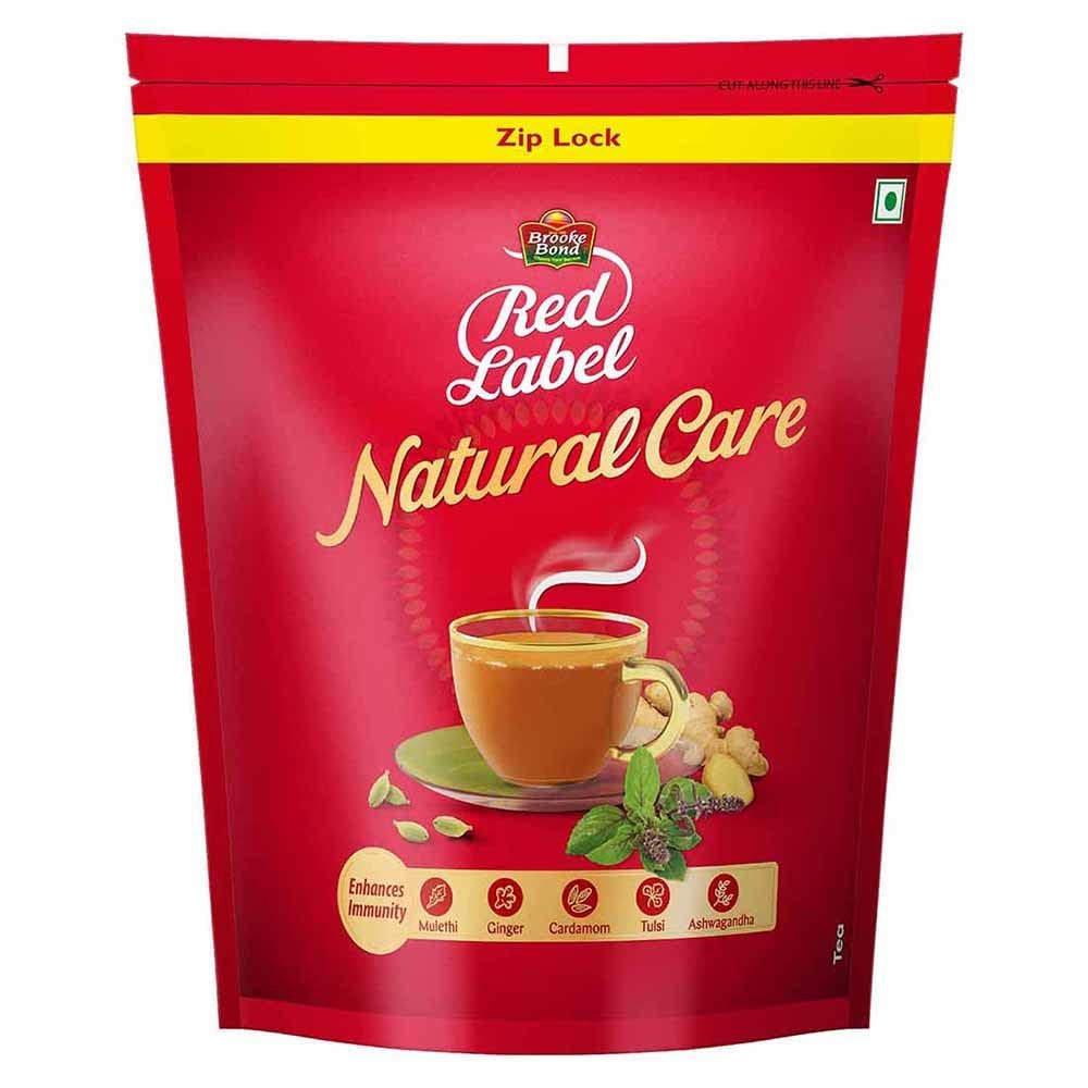 Red Label Natural Care Tea,Chai Made With 5 Ayurvedic Herbs,1 Kg,Ginger Tea Red Label Natural Care Tea,Chai Made With 5 Ayurvedic Herbs,1 Kg,Ginger Tea