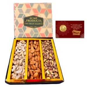 Premium Special Dry Fruits Gift Box for Diwali 200g| Celebration Festive Gift for Family| Gourmet Gift| Corporate Gifts| Perfect Festive Gift for Loved ones| Almonds, Cashews,Pista,Trial Mix