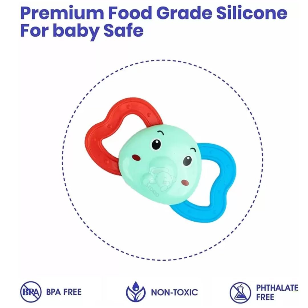 51qakhjPL. SL1080 Storio Baby Products Toys 7 Pcs Rattle Set with Teathers for New Born Baby Gifts, Toy for Babies, Non-Toxic