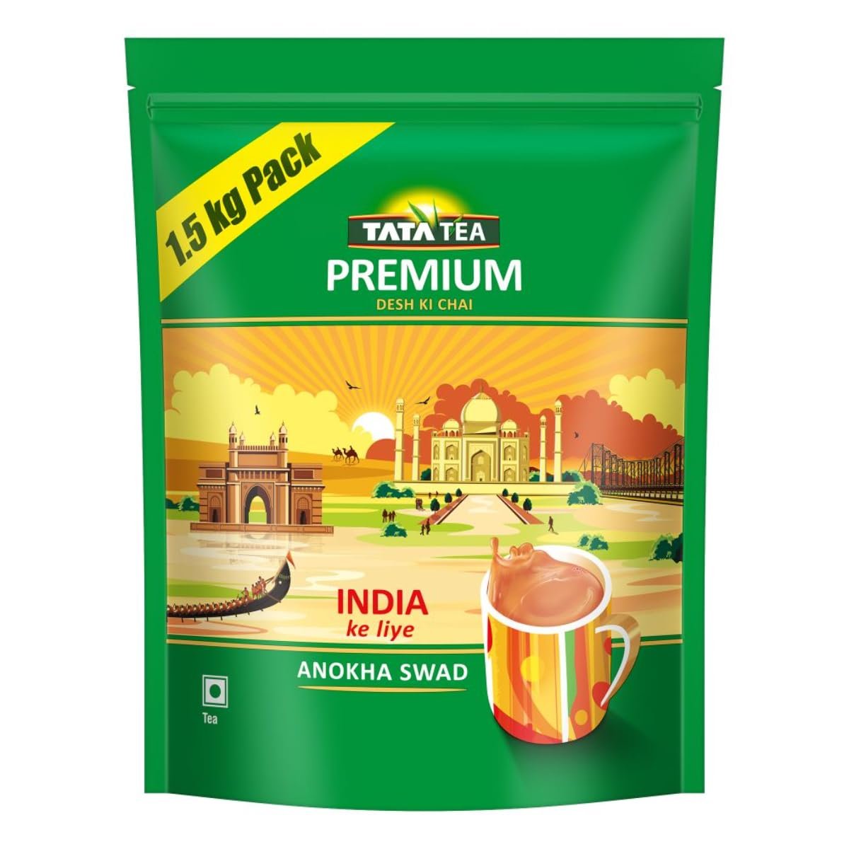 Tata Tea Premium 1.5kg, Desh Ki Chai, Unique Blend Crafted For Chai Lovers Across India, Black Tea, Loose Leaves Tata Tea Premium 1.5kg, Desh Ki Chai, Unique Blend Crafted For Chai Lovers Across India, Black Tea, Loose Leaves