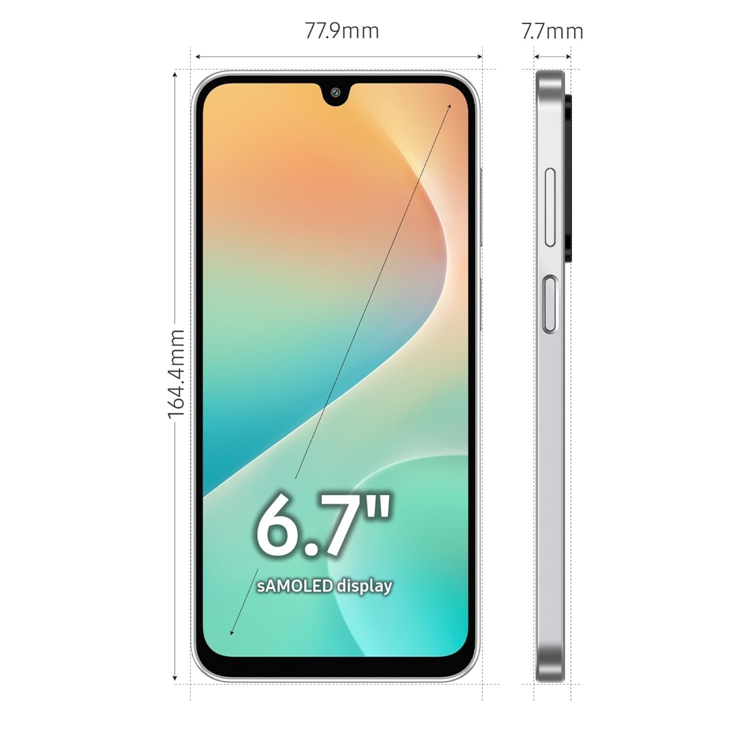 616ciCs JRL. SL1500 Samsung Galaxy M36 5G (Velvet Black, 8 GB RAM, 128 GB Storage)| Circle to Search| Google Gemini| Corning Gorilla Glass Victus+| 7.7mm Slim| AI Enhanced 50 MP OIS Triple Camera| Unmatched Nightography