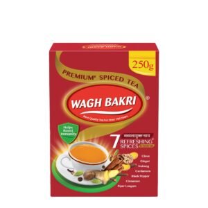 Wagh Bakri Premium Spiced Tea | With 7 Refreshing Spices |250 Gram, Black Tea