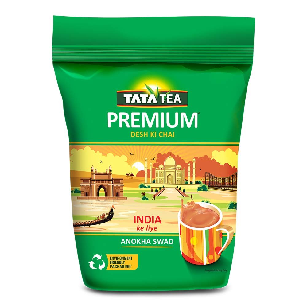 Tata Tea Premium 1kg, Desh Ki Chai, Unique Blend Crafted For Chai Lovers Across India, Black Tea, Loose Leaves Tata Tea Premium 1kg, Desh Ki Chai, Unique Blend Crafted For Chai Lovers Across India, Black Tea, Loose Leaves