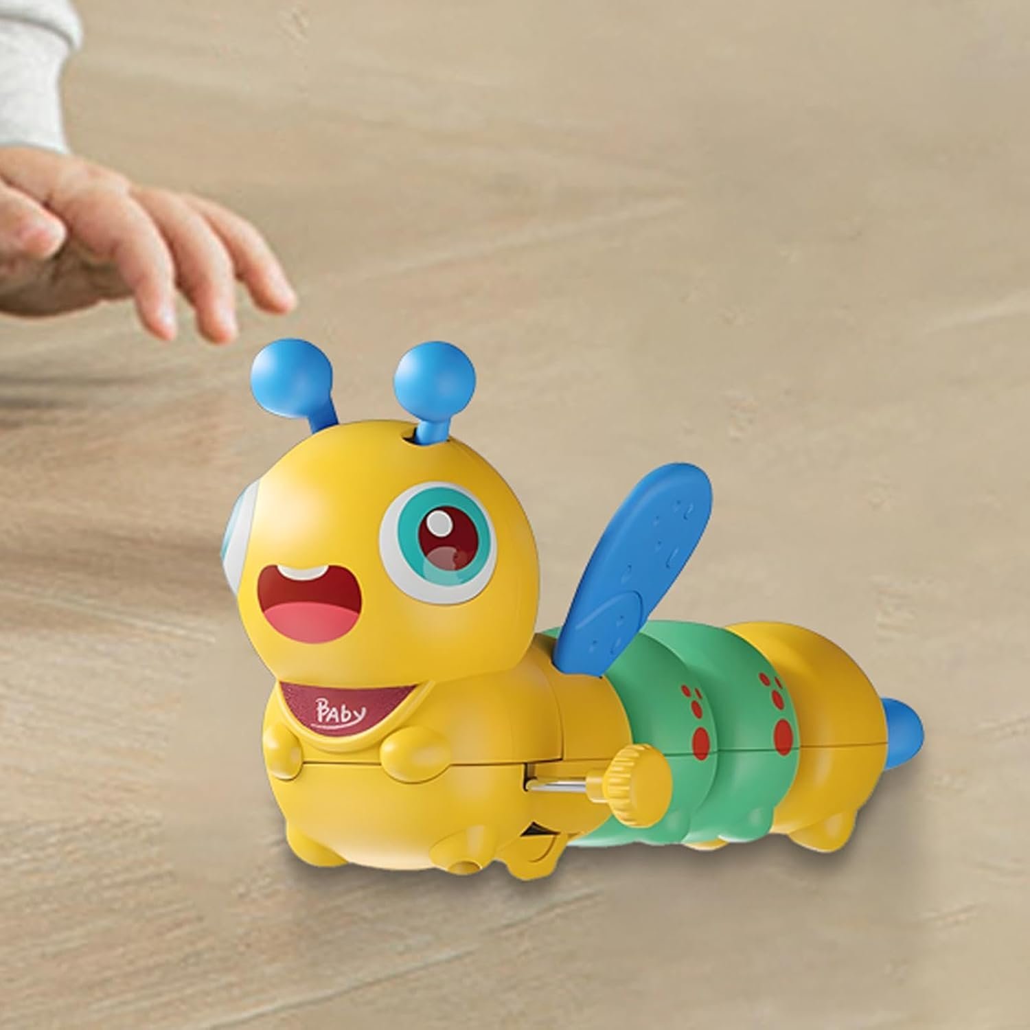 61QwJcXAS0L. SL1500 Toysbuddy Wind-Up Caterpillar Crawling Toy for Babies and Toddlers, Educational Learning Activity Toy, No Battery Required
