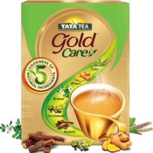 Tata Tea Gold Care 250 gram, Rich In Taste, Goodness Of Elaichi, Ginger, Tulsi, Brahmi & Mulethi, Black Tea