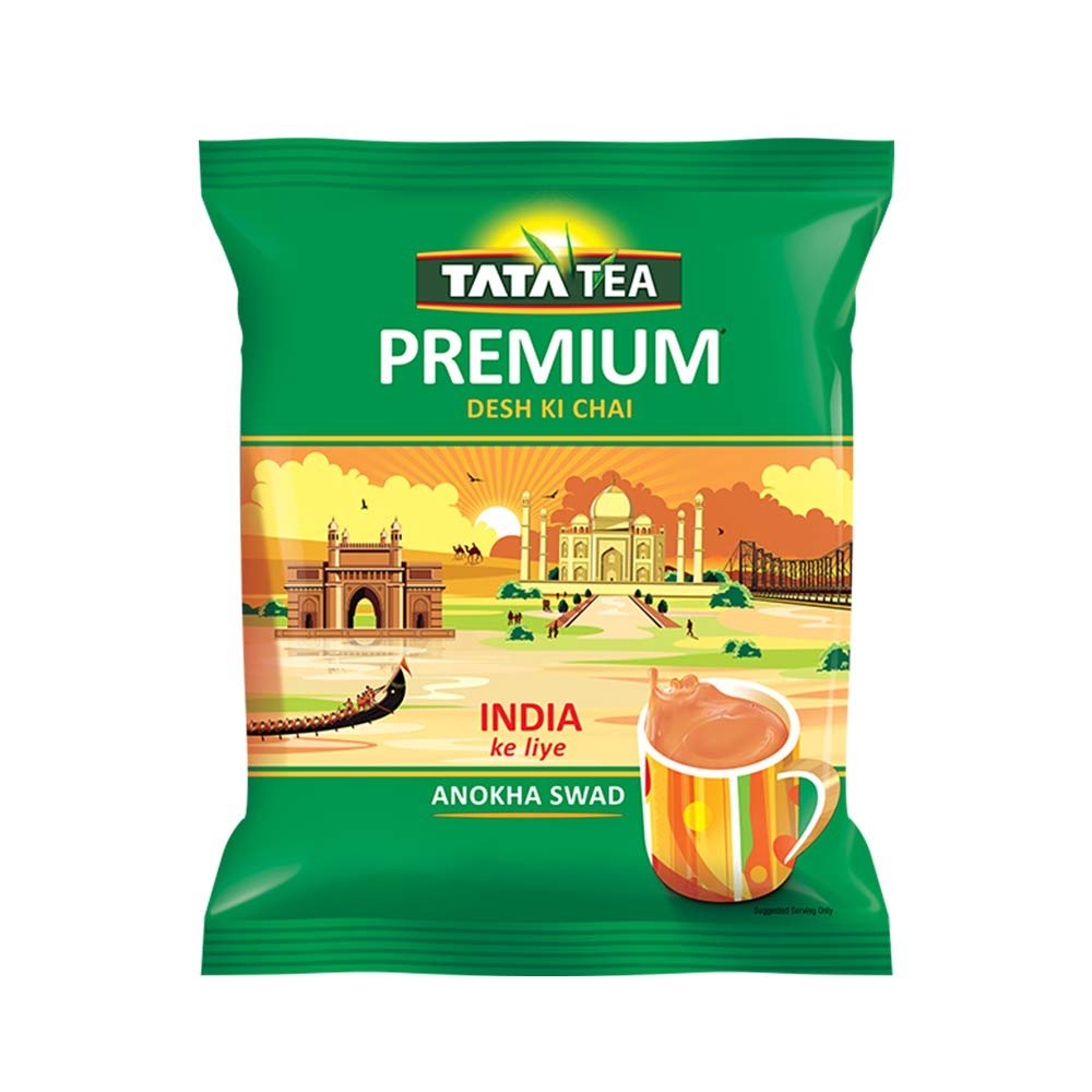 Tata Tea Premium Desh Ki Chai, Unique Blend Crafted For Chai Lovers Across India, Black Tea, Loose Leaves,250 gram, masala Tata Tea Premium Desh Ki Chai, Unique Blend Crafted For Chai Lovers Across India, Black Tea, Loose Leaves,250 gram, masala