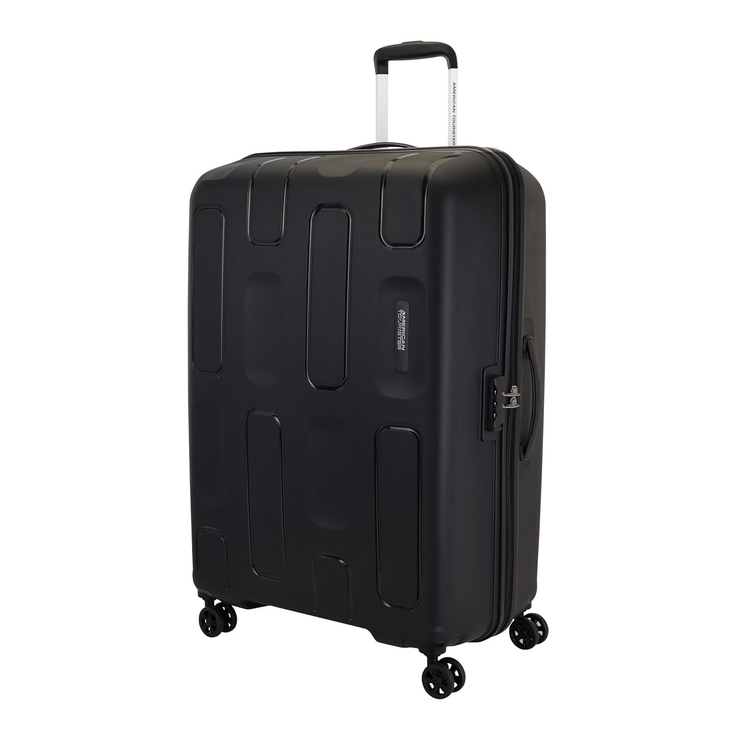 American Tourister Medium Ivy 2.0-8 Wheel, 68 CM Hard PP Check-in Suitcase for Travel/Trolley Bag for Travel/Travel Bag with Combination Lock & Smooth Sliding Double Wheel - Black American Tourister Medium Ivy 2.0-8 Wheel, 68 CM Hard PP Check-in Suitcase for Travel/Trolley Bag for Travel/Travel Bag with Combination Lock & Smooth Sliding Double Wheel - Black