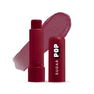 SUGAR POP Nourishing Lip Balm | Castor Oil, Shea Butter & Avocado Oil | Hydrating | 4.5gm - 07 Plum