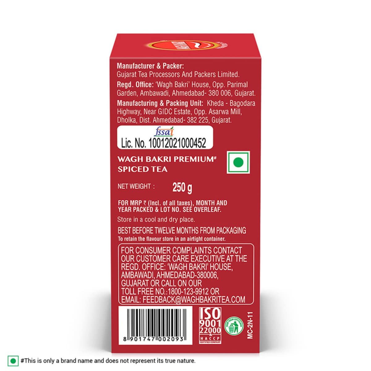 61o3wcz8zhl. sl1200 Wagh Bakri Premium Spiced Tea | With 7 Refreshing Spices |250 Gram, Black Tea