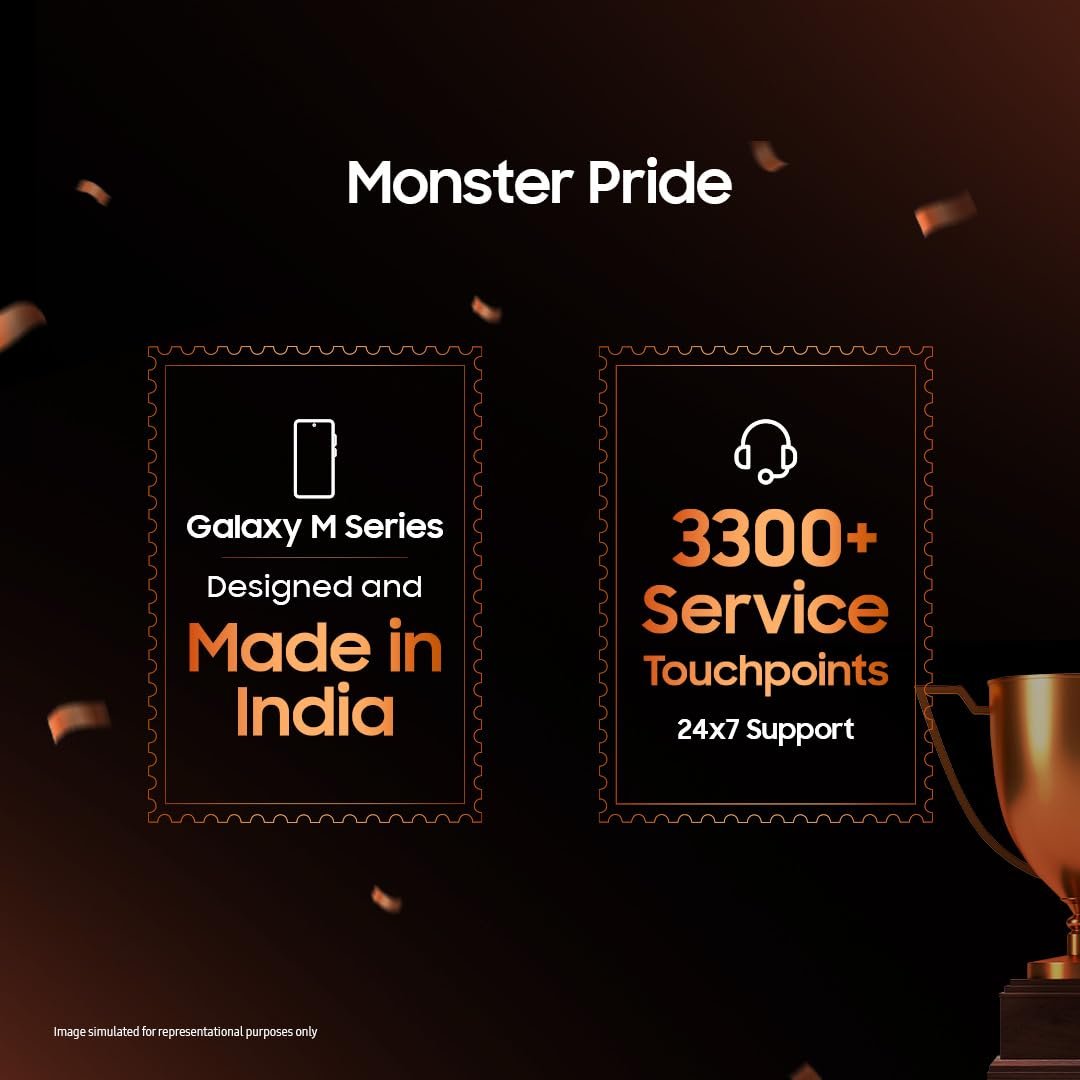 61oS3Na8IBL. SL1080 Samsung Galaxy M36 5G (Velvet Black, 8 GB RAM, 128 GB Storage)| Circle to Search| Google Gemini| Corning Gorilla Glass Victus+| 7.7mm Slim| AI Enhanced 50 MP OIS Triple Camera| Unmatched Nightography