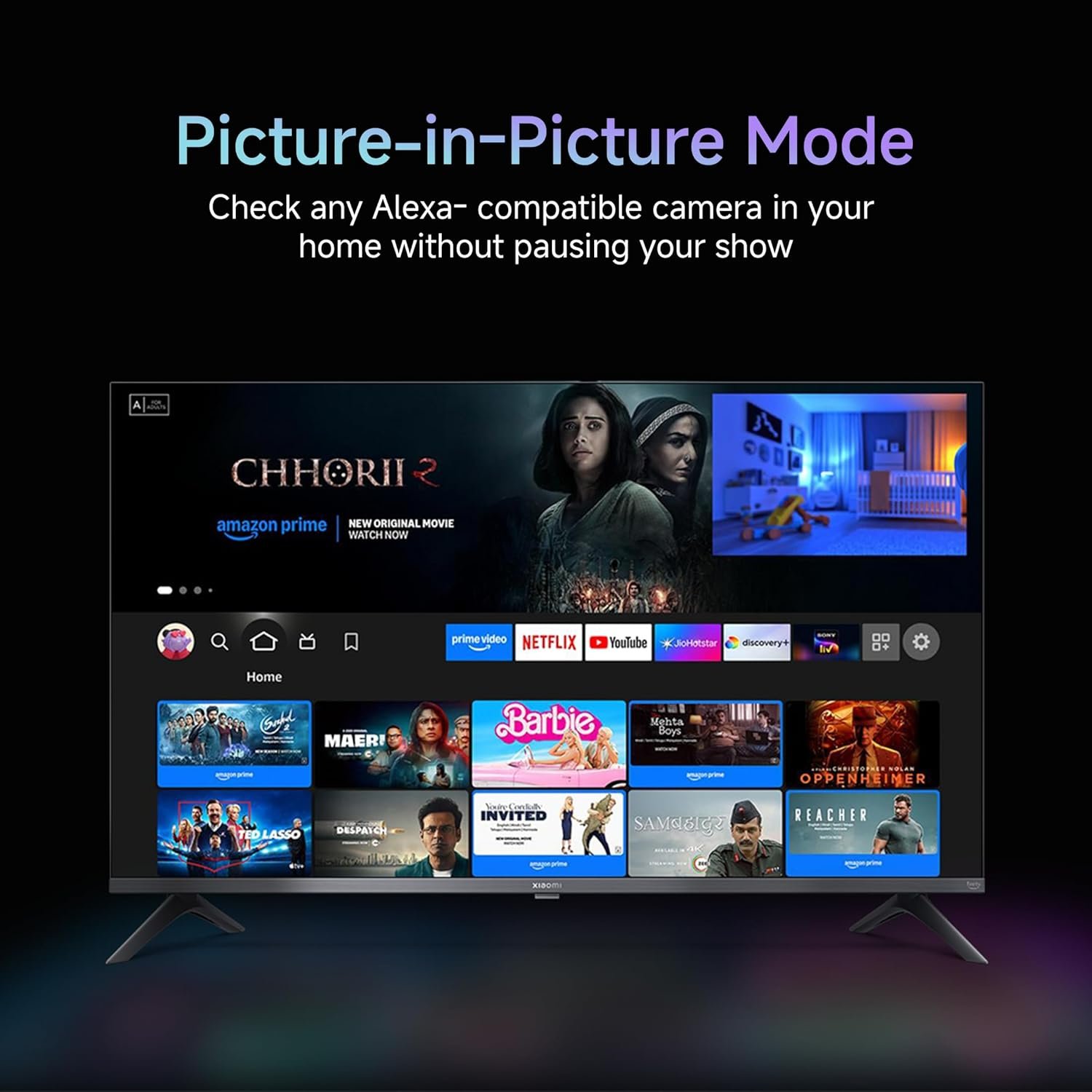 71JlVgRhi7L. SL1500 Xiaomi 80 cm (32 inch) F Series HD Ready Smart LED Fire TV L32MB-FIN