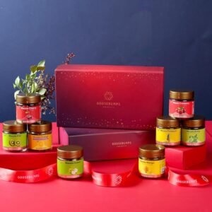 Goosebumps Premium Diwali Festive Gift Hamper | Celebration Box | Corporate Gift Hamper | Gift Pack For Friend & Family | Carnival Gift Box | Dehyadrated Masala Fruits | Combo Pack of 8, 440g