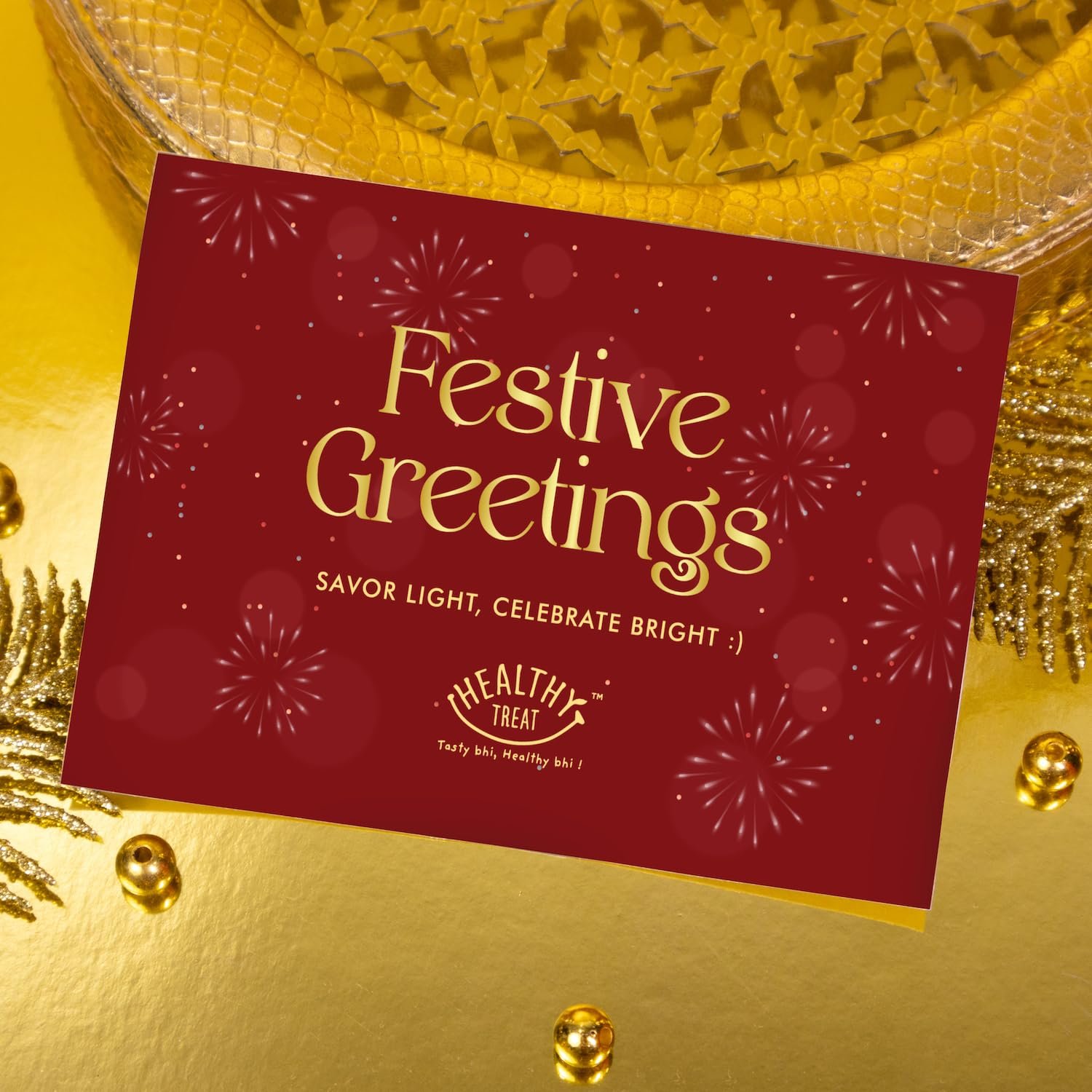 71rmsfhoctl. sl1500 Healthy Treat Royal Treat Diwali Gift Hamper | Diwali Gifts For Family and Friends | Festival Gift | Diwali-Hamper with Healthy Roasted Snacks, Dry Fruits, Greeting Card for Gifting | Wholesome Corporate Gifting