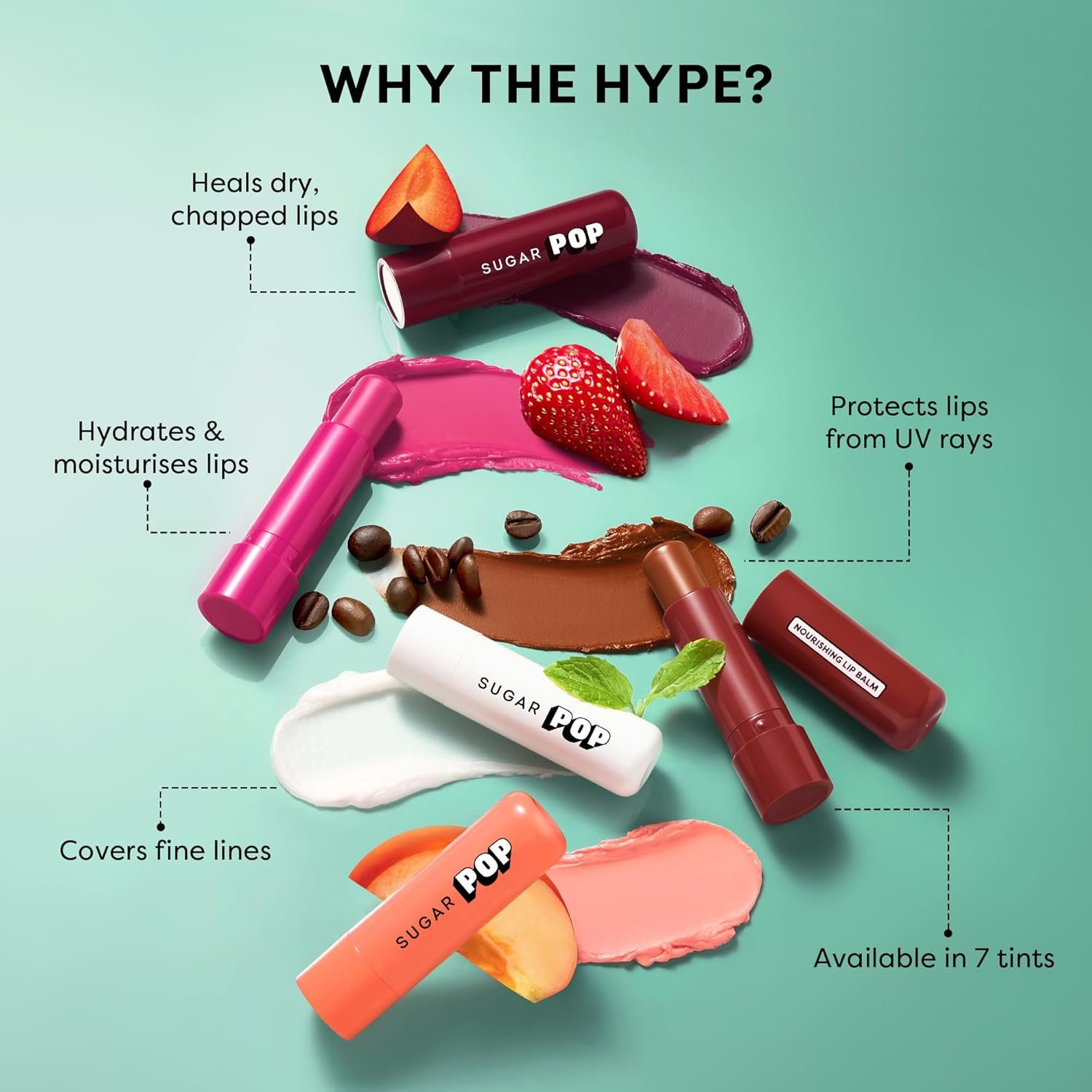 71SoToPz5cL. SL1500 SUGAR POP Nourishing Lip Balm | Castor Oil, Shea Butter & Avocado Oil | Hydrating | 4.5gm – 07 Plum