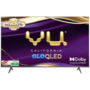 VU 108cm (43 inches) GloQLED Series 4K QLED Smart Google TV 43GLOQLED25