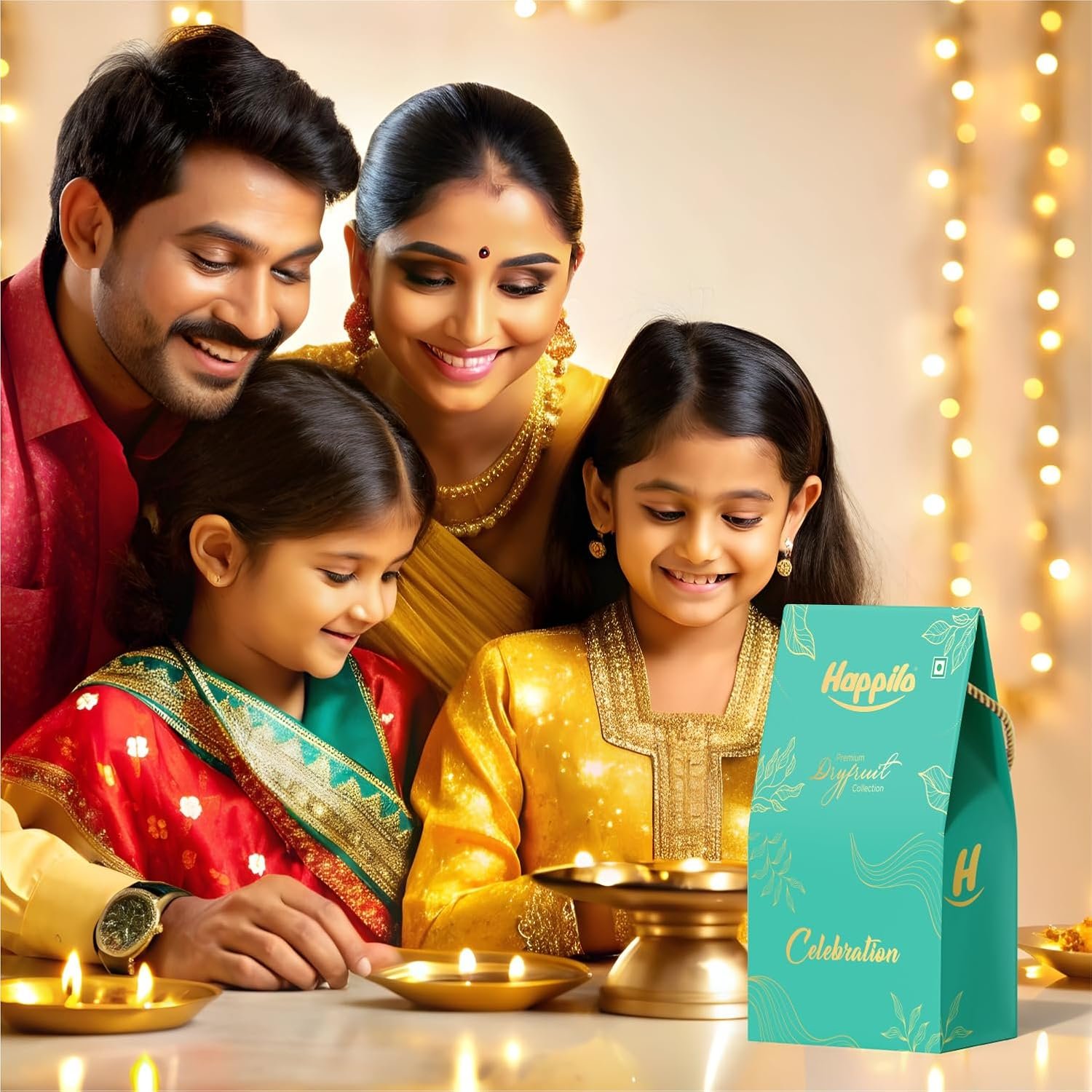 71XgUFISLL. SL1500 Happilo Premium Bhai Dooj Gift Pack with 7 Inclusions | Dry fruit Sweet, Date Delight, Almond, Cashew, Raisin,Panchmeva, Party Snack, Dry Fruits ROBIN box, Bhai Dooj Gift Set for Brother