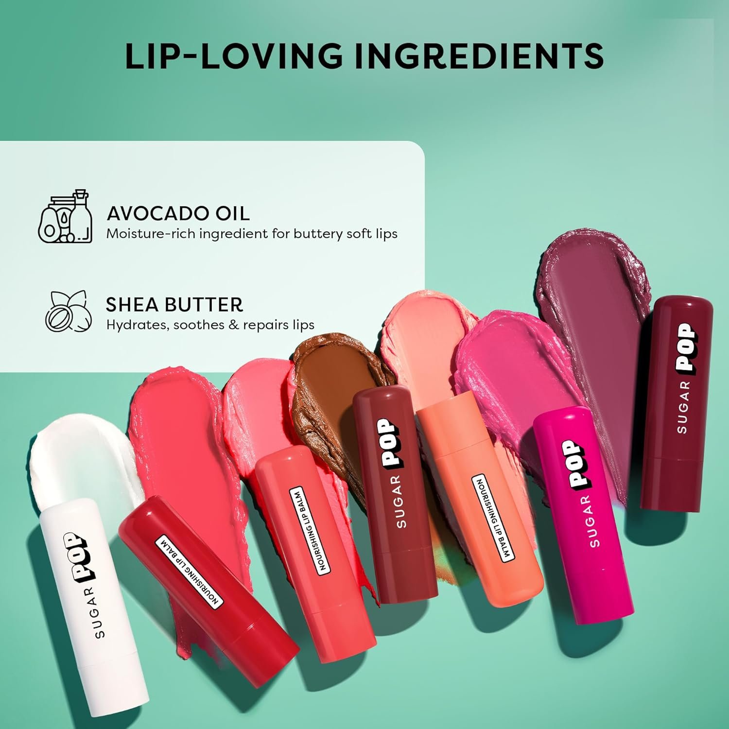 71igXjbdhkL. SL1500 SUGAR POP Nourishing Lip Balm | Castor Oil, Shea Butter & Avocado Oil | Hydrating | 4.5gm – 07 Plum