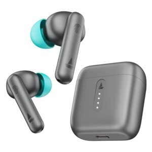 boAt Airdopes 141/ Airdopes 148, Low Latency, ENx Tech, 42HRS Battery, Fast Charge, IWP, IPX4, v5.1 Bluetooth Earbuds, TWS Ear Buds Wireless Earphones with mic (Cider Cyan)