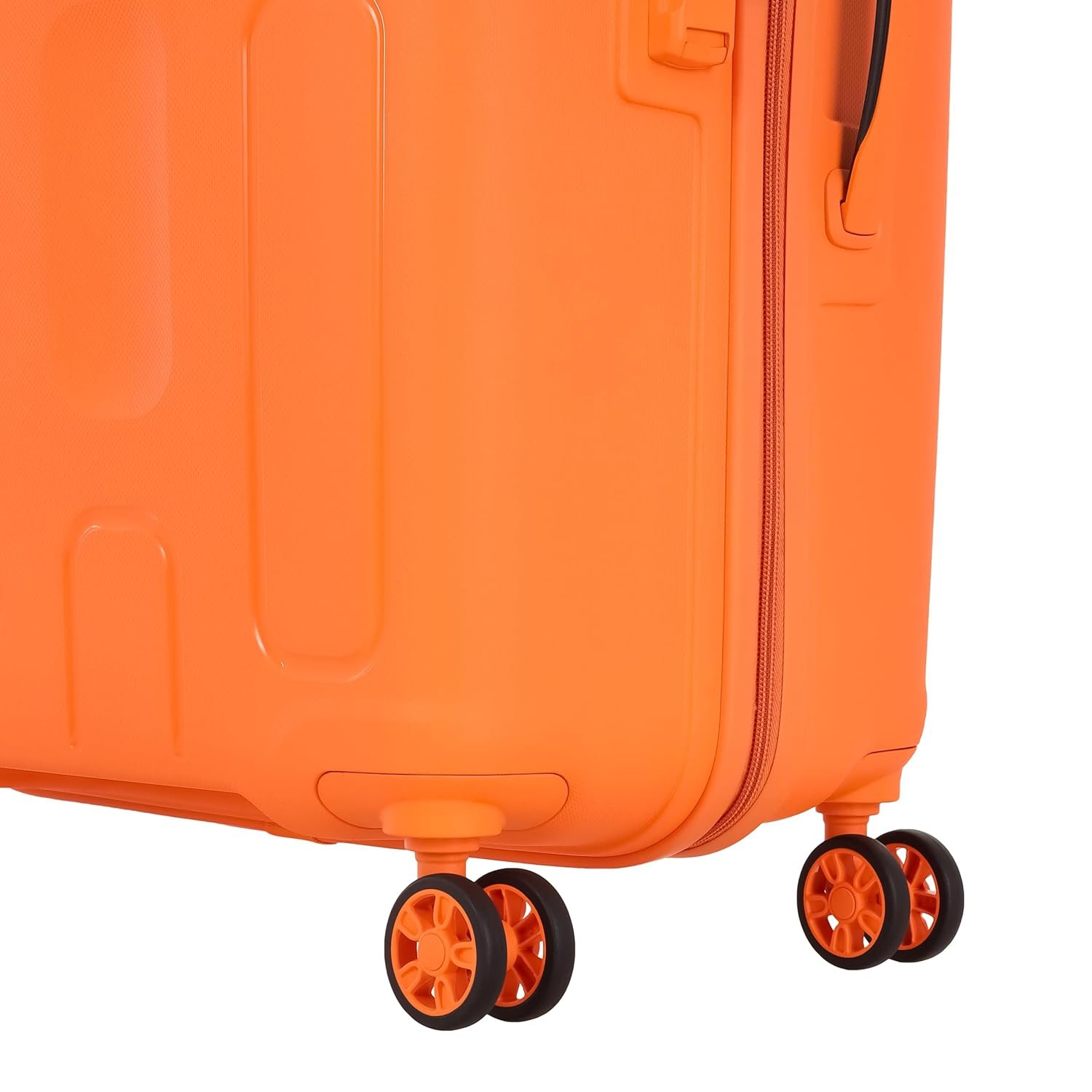 71ukik6Nv4L. SL1500 American Tourister Medium Ivy 2.0-8 Wheel, 68 CM Hard PP Check-in Suitcase for Travel/Trolley Bag for Travel/Travel Bag with Combination Lock & Smooth Sliding Double Wheel – Tan Orange
