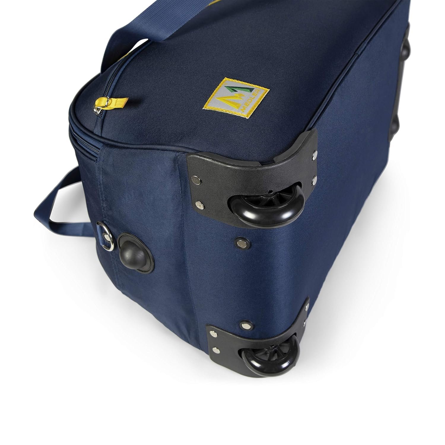 811jsdf3aol. sl1500 M MEDLER Oxter 65 Liters Polyester Trolley Duffle Bag-Luggage Bag- Navy Blue