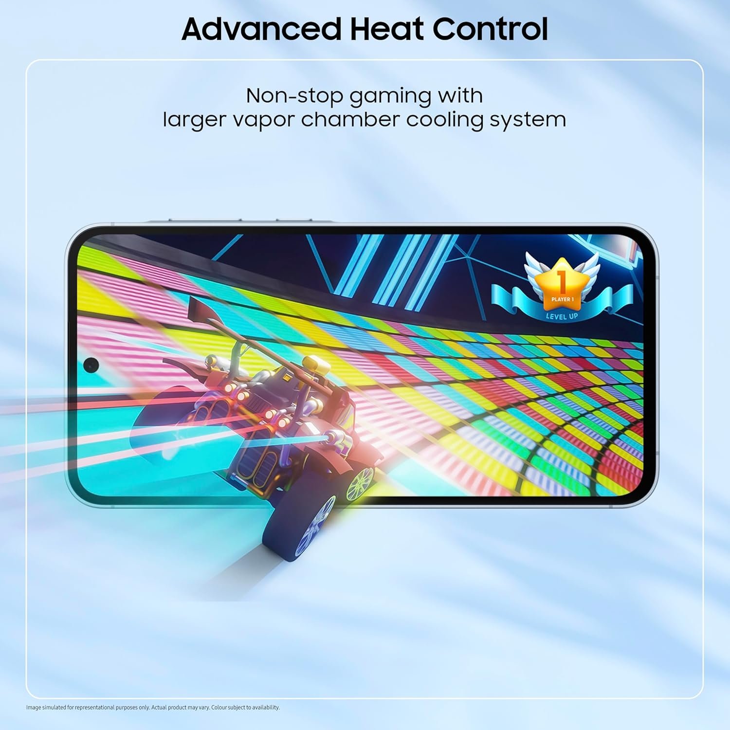 81MKw90OCOL. SL1500 Samsung Galaxy A55 5G (Awesome Iceblue, 8GB RAM, 256GB Storage) | AI | Metal Frame | 50 MP Main Camera (OIS) | Super HDR Video| Nightography | IP67 | Corning Gorilla Glass Victus+ | sAMOLED Display