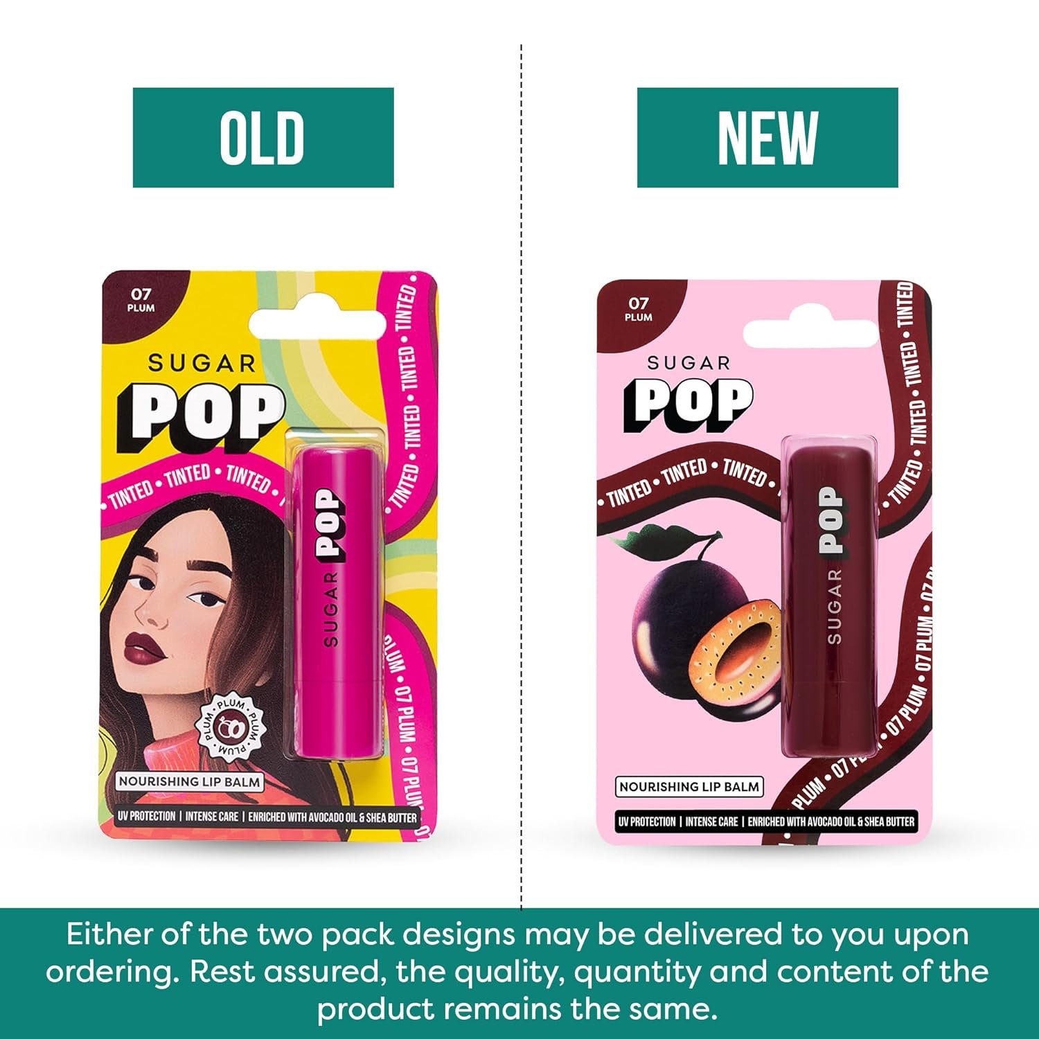 81igIEOHbgL. SL1500 SUGAR POP Nourishing Lip Balm | Castor Oil, Shea Butter & Avocado Oil | Hydrating | 4.5gm – 07 Plum