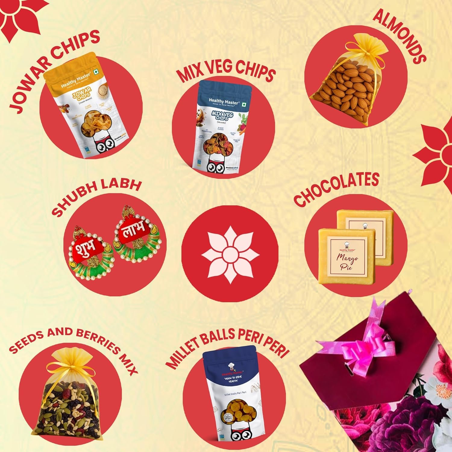 81ouvoxmj8l. sl1500 Healthy Master Wellness Treats | Premium Diwali Gift Hamper | Chocolates, Dry Fruits & Healthy Snacks | Unique Diwali Gift Pack for Family, Friends & Corporate Gifting