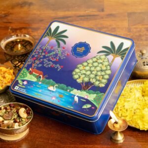 Paper Boat Diwali Dry Fruit Gift Box, 360g- Diwali Gift Hamper | Reusable Tin Box | Assorted Mixed Nuts, Dry Fruits & Trail Mix | Cashew, Almonds, Berries and Mixed Nuts