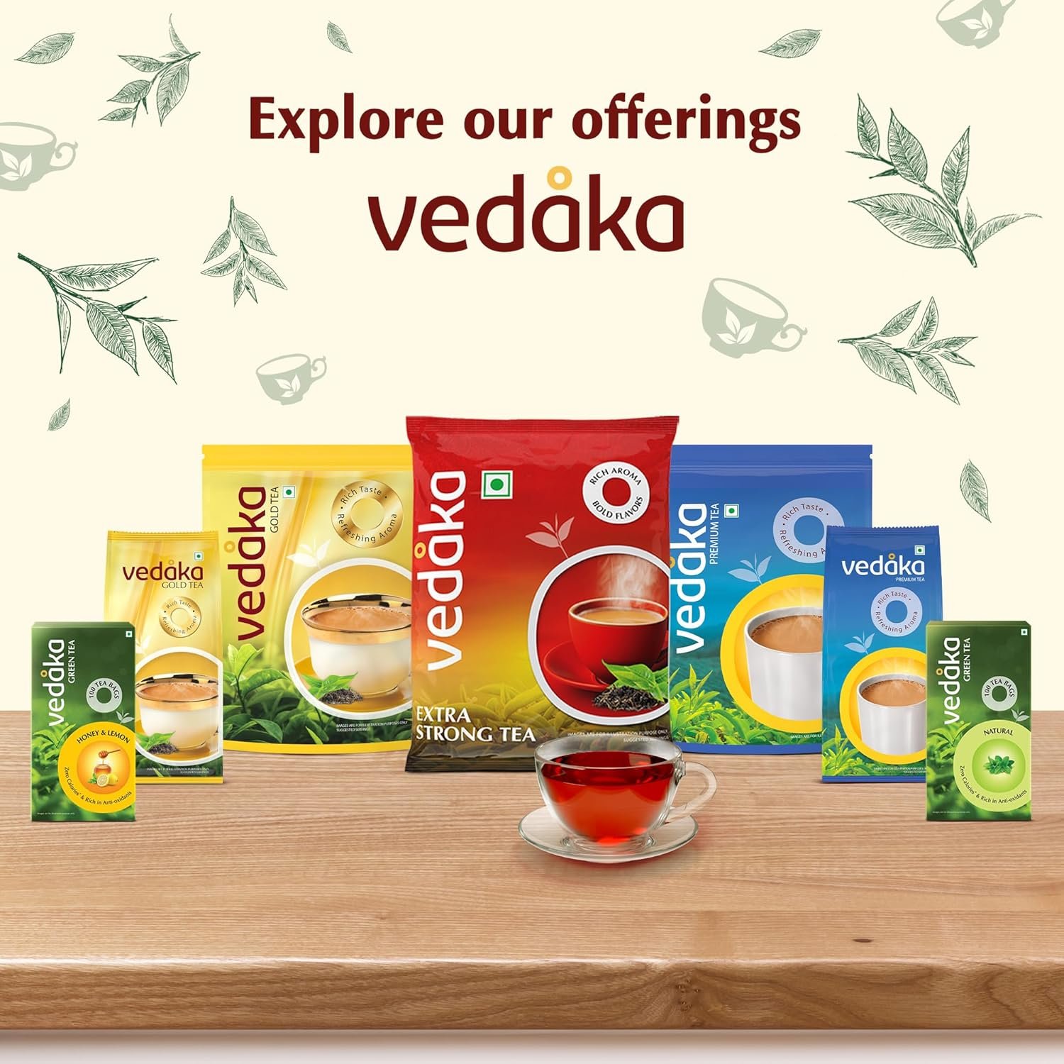 81ybsbz8ngl. sl1500 1761192395 4900 Amazon Brand – Vedaka Gold Tea | Rich & Aromatic Chai | 1 kg