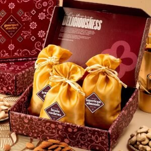 Hyperfoods® Diwali Gifts for Family and Friends Dry Fruits Diwali Gift for Employees 300 Grams Dry Fruit Gift Hamper Corporate Gifts for Employees Dry Fruits Gift Box DryFruits Combo Pack