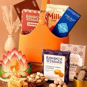 Hyperfoods® Diwali Gift Hampers Deepawali Gifts For Family And Friends Diwali Sweets Gift Box Snacks Gift Hampers Deepawali Hampers Dry Fruits Gift Box Sweets Dryfruits Snacks
