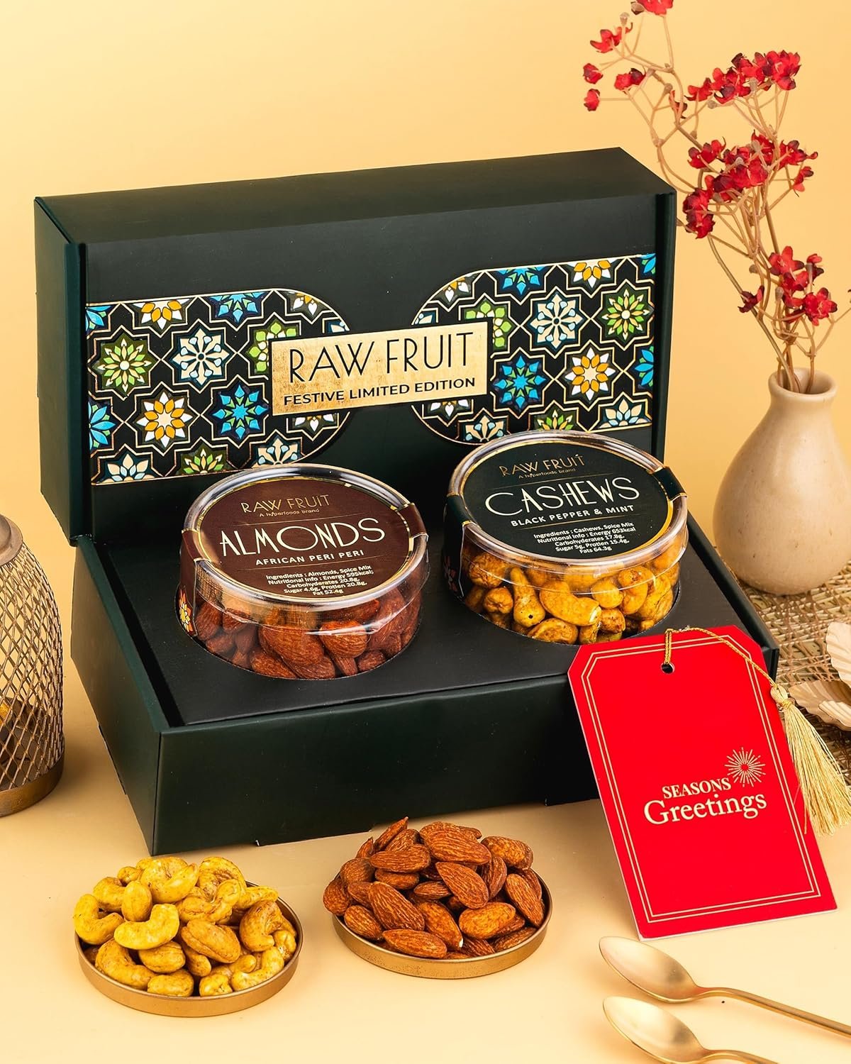 HyperFoods® Diwali Gifts for Family and Friends DryFruit Combo Pack Small Pet Jar Pack Of 2 Dry FruitsRoasted Cashews Almonds DryFruit 250 Grams DryFruits Gift Box Diwali Gift Hamper Diwali Gifts Corporate Gifts For Employees HyperFoods® Diwali Gifts for Family and Friends DryFruit Combo Pack Small Pet Jar Pack Of 2 Dry FruitsRoasted Cashews Almonds DryFruit 250 Grams DryFruits Gift Box Diwali Gift Hamper Diwali Gifts Corporate Gifts For Employees