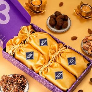 Hyperfoods® Diwali Gifts for Family and Friends Diwali Gift for Employees 400 Grams Chocolate Gift Hamper Corporate Gifts for Employees Dry Fruit Gift Box DryFruits Combo Pack Chocolate Gift Box