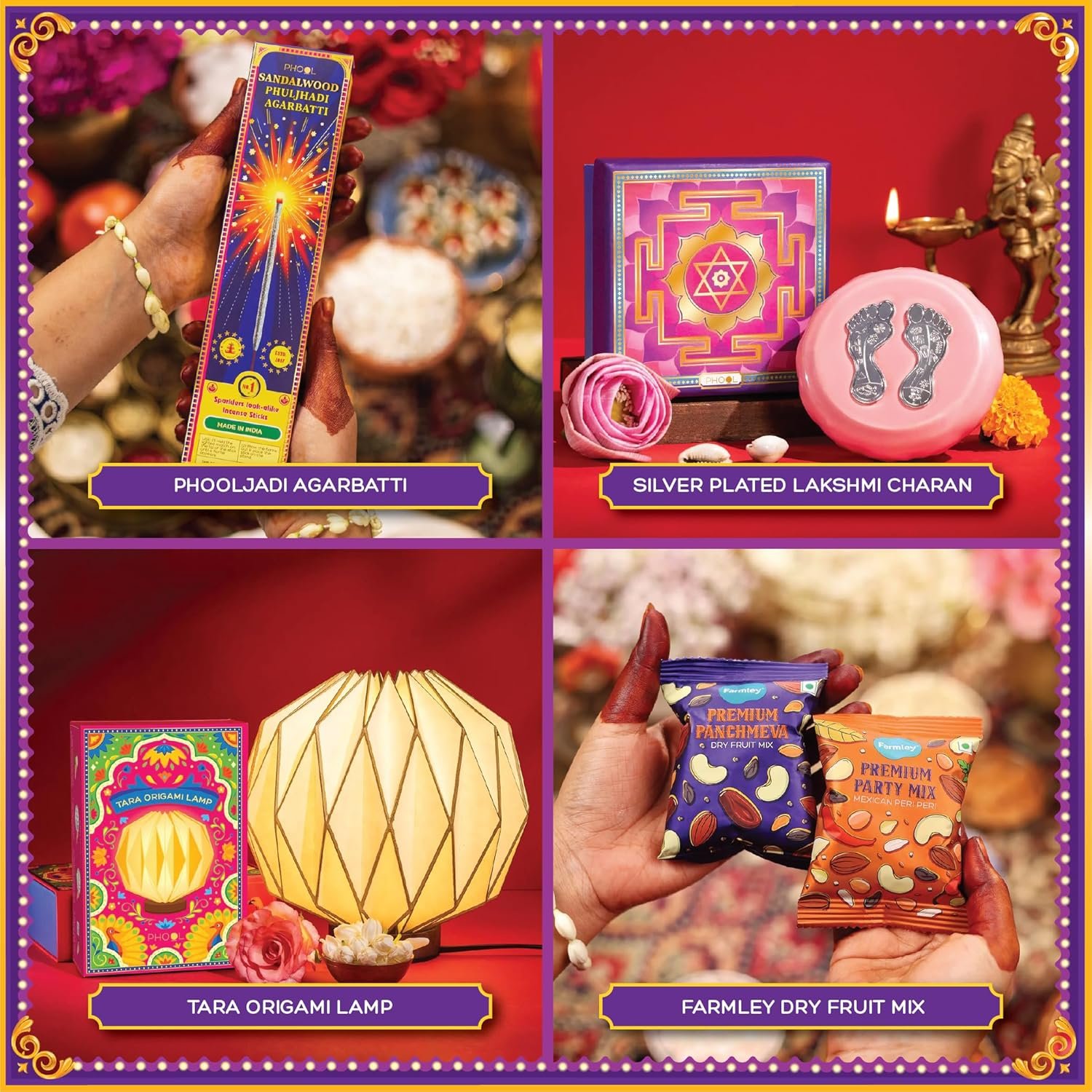 91tcosyngxl. sl1500 Phool Diwali Dazzle Gift Box 2025 | 13 Premium Festive Items | Luxury Diwali Hamper for Family, Friends & Corporate Gifting
