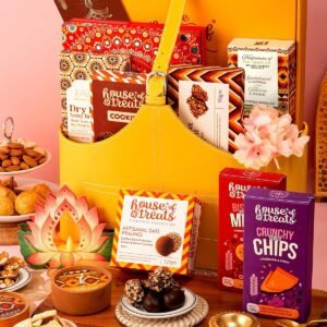 Hyperfoods® Diwali Gifts Diwali Hampers Diwali Gift Hampers Deepawali Gifts For Family And Friends Deepawali Sweets Gift Box Chocolates Pack Sweets Chocolates Cookies Snacks Hampers