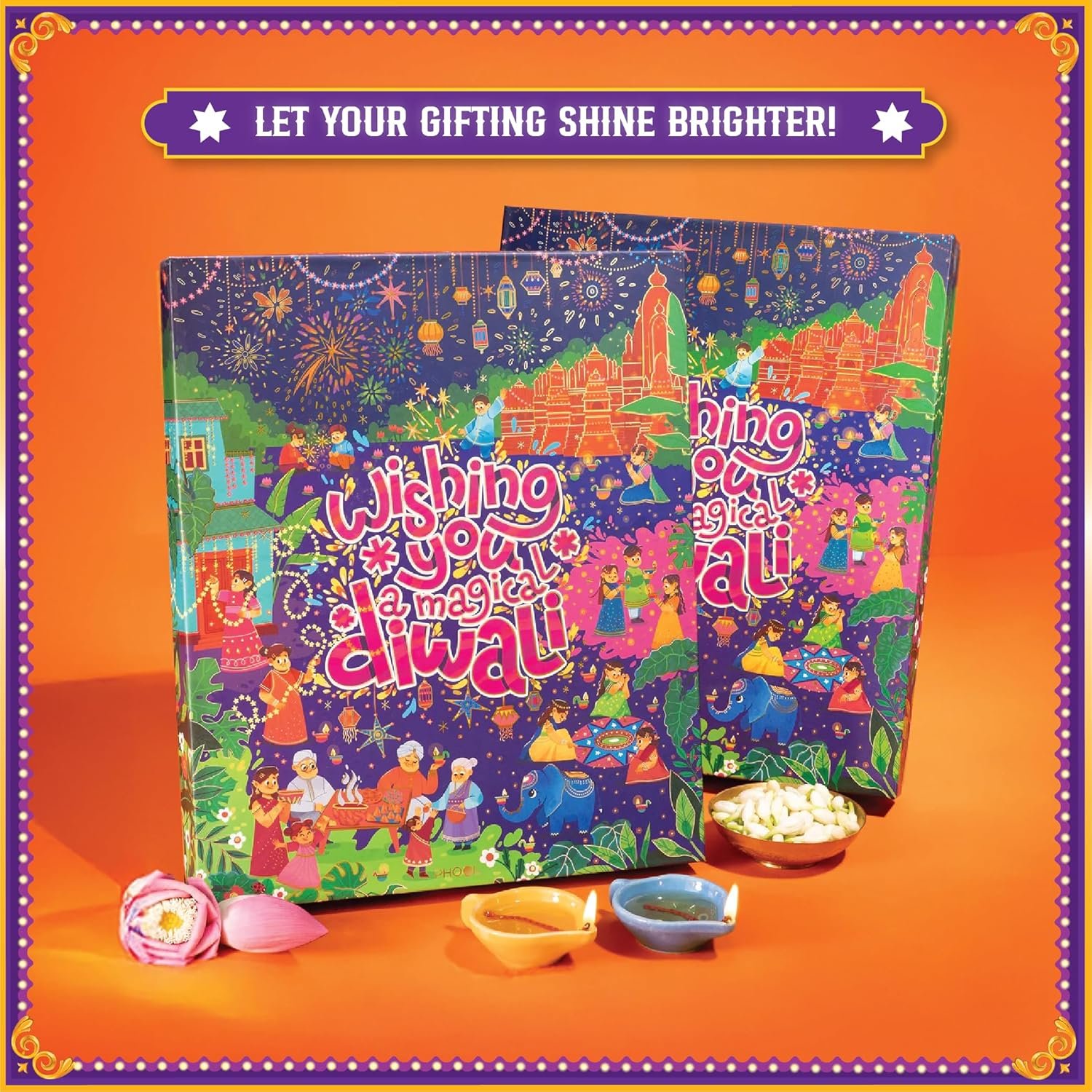 91mqeq7ujl. sl1500 Phool Diwali Dazzle Gift Box 2025 | 13 Premium Festive Items | Luxury Diwali Hamper for Family, Friends & Corporate Gifting